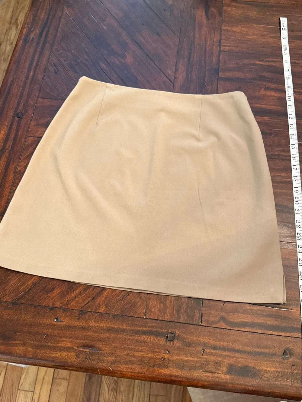 The Limited Tan Mini Skirt - Clean A-Line